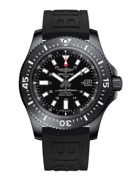 breitling superocean 44 black steel|Breitling Superocean 44 special black.